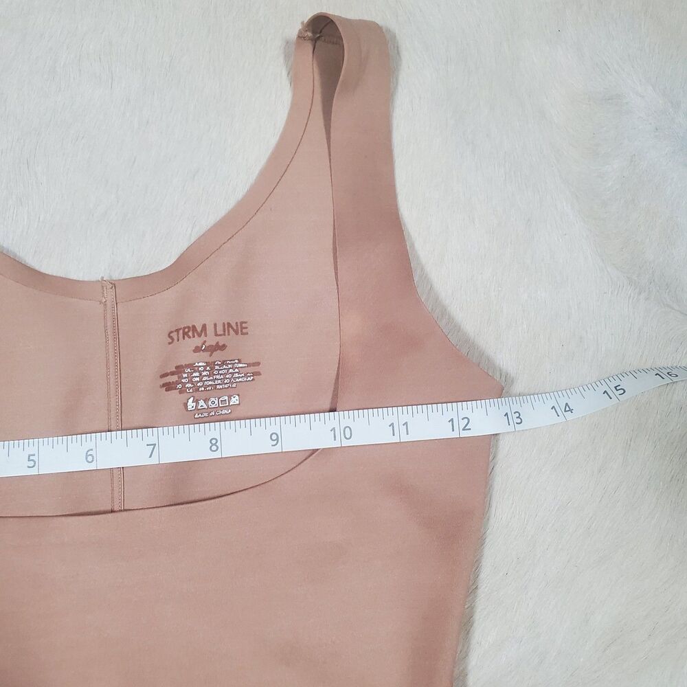 Strm Line Women’s Bodysuit Small Nude Shapewear Seamless - Picture 5 of 7